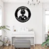 Custom nurse metal sign in 16 gauge steel with personalized name, RN or LPN medical wall art for nurse home decor, office and gift ideas.