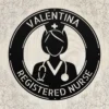 Custom nurse metal sign in 16 gauge steel with personalized name, RN or LPN medical wall art for nurse home decor, office and gift ideas.