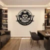 Personalized Pirate Metal Sign Custom Name Nautical Coastal Wall Art Decor Gift Personalized pirate metal sign in 16 gauge steel with custom name for nautical wall decor, beach house, home bar, coastal cabin and gift art.