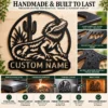 Custom Bearded Dragon Metal Sign Personalized Name Lizard Pet Wall Art Gift Custom bearded dragon metal sign in 16 gauge steel with personalized pet name for lizard wall decor, reptile room, bedroom, pet lover and gift art.