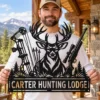 Custom Deer Hunting Metal Sign Personalized Name Buck Hunter Cabin Wall Art Gift Custom deer hunting metal sign in 16 gauge steel with personalized name for buck hunter cabin wall decor, lodge, garage, man cave and hunting gift.