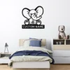 Custom Elephant Metal Sign Personalized Name Safari Nursery Wall Art Decor Gift Custom elephant metal sign in 16 gauge steel with personalized name for safari nursery wall decor, kids room, playroom, animal lover and gift art.