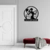 Custom Volleyball Metal Sign Personalized Name Volleyball Coach Sport Gift Custom volleyball metal sign in 16 gauge steel with personalized name for volleyball coach wall decor, player bedroom, gym, team room and sports gift.