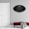 Custom House Address Metal Sign Personalized House Number Wall Art Plaque Gift Custom house address metal sign in 16 gauge steel with personalized house number for front door, porch, gate, fence and housewarming gift decor.