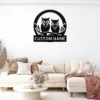 Custom Cowboy Cowgirl Metal Sign Personalized Western Couple Wall Art Gift (copy) Custom cowboy cowgirl metal sign in 16 gauge steel with personalized names for western couple wall decor, ranch, barn, farmhouse and gift art.