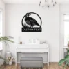 Custom Quail Metal Sign Personalized Name Bird Hunter Gift Farmhouse Wall Art Custom quail metal sign in 16 gauge steel with personalized name for bird hunter wall decor, farmhouse, cabin, barn, garage and outdoor gift art.