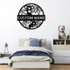 Custom Koala Metal Sign Personalized Name Safari Nursery Wall Art Decor Gift Custom koala metal sign in 16 gauge steel with personalized name for safari nursery wall decor, kids room, playroom, wildlife and gift art.