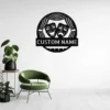 Custom Performing Arts Metal Sign Personalized Name Theater Drama Studio Gift Custom performing arts metal sign in 16 gauge steel with personalized name for theater wall decor, drama studio, rehearsal room, school and gift art.