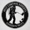 Personalized pest control metal sign in 16 gauge steel with custom exterminator name for office wall decor, garage, workshop, business and professional gift.