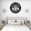 Custom Celtic Tree Of Life Metal Sign Personalized Family Name Wall Decor Custom Celtic Tree of Life metal sign in 16 gauge steel with personalized family name for Celtic wall decor, home, garden, wedding, and family gift.