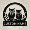 Custom Cowboy Cowgirl Metal Sign Personalized Western Couple Wall Art Gift (copy) Custom cowboy cowgirl metal sign in 16 gauge steel with personalized names for western couple wall decor, ranch, barn, farmhouse and gift art.