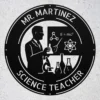 Custom Mr Science Teacher Metal Sign Personalized Science Lab Classroom Decor Custom Mr Science Teacher metal sign in 16 gauge steel with personalized name for science classroom wall decor, laboratory, teacher office and gift.