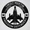 Personalized USA Air Force metal sign in 16 gauge steel with custom veteran name, rank and unit for military wall decor, pilot office, garage and gift.