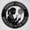 Custom Forensic Lab Metal Sign Personalized Scientist Name Wall Art Decor Gift Custom forensic lab metal sign in 16 gauge steel with personalized scientist name for laboratory wall decor, forensic office, classroom, study room and gift.