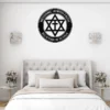 Personalized Messianic Jew Metal Sign Custom Grafted In Star Of David Wall Decor Personalized Messianic metal sign with Grafted In Star of David design and custom name for faith wall decor, home, prayer room, office and gift.