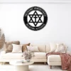 Personalized Messianic Jew Metal Sign Custom Grafted In Star Of David Wall Decor Personalized Messianic metal sign with Grafted In Star of David design and custom name for faith wall decor, home, prayer room, office and gift.