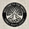 Custom Celtic Tree Of Life Metal Sign Personalized Family Name Wall Decor Custom Celtic Tree of Life metal sign in 16 gauge steel with personalized family name for Celtic wall decor, home, garden, wedding, and family gift.