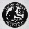 Personalized Dj Metal Art Sign Custom Music Studio Name Plate Turntable Wall Art Personalized DJ metal art sign in 16 gauge steel with custom studio name and turntable design for DJ booth, music studio, home music room and gift.