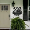 Custom Horses Metal Sign Personalized Horse Rider Name Farmhouse Wall Decor Custom horses metal sign in 16 gauge steel with personalized horse rider name for farmhouse wall decor, barn, stable, ranch, tack room and gift.