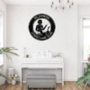 Custom Ms Literature Teacher Metal Sign Personalized English Classroom Wall Art Custom Ms Literature Teacher metal sign in 16 gauge steel with personalized name for English classroom wall decor, library, teacher office and gift.