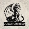 Personalized Dragon Metal Sign Custom Fantasy Wall Decor Gothic Medieval Artwork Personalized dragon metal sign in 16 gauge steel with custom name for fantasy wall decor, gothic medieval artwork, gaming room, man cave and gift.