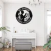 Personalized Mr Music Teacher metal sign in 16 gauge steel with custom name for band director classroom wall decor, music room, studio and teacher gift.