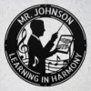 Personalized Mr Music Teacher metal sign in 16 gauge steel with custom name for band director classroom wall decor, music room, studio and teacher gift.