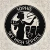 Personalized Flight Attendant Metal Sign Custom Cabin Crew Stewardess Name Plate Personalized flight attendant metal sign in 16 gauge steel with custom cabin crew name for aviation wall decor, bedroom, office, crew room and gift.