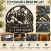 Personalized Butcher Metal Art Sign Custom Meat Market Plaque Kitchen Wall Decor Personalized butcher metal sign in 16 gauge steel with custom name for meat market wall decor, butcher shop, kitchen, restaurant and food lover gift.