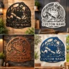 Personalized Butcher Metal Art Sign Custom Meat Market Plaque Kitchen Wall Decor Personalized butcher metal sign in 16 gauge steel with custom name for meat market wall decor, butcher shop, kitchen, restaurant and food lover gift.