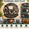Personalized Pharmacist Metal Sign Custom Name Pharmacy Office Wall Decor Gift Personalized pharmacist metal sign in 16 gauge steel with custom name for pharmacy office wall decor, medical clinic, study room and pharmacist gift.
