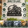 Custom Karting Metal Sign Personalized Go Kart Racing Garage Wall Decor Gift Custom karting metal sign with personalized racer name and number, go kart racing garage wall decor and motorsport gift for kart racers and racing fans.