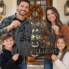 Custom Halloween Metal Sign Personalized Family Name Haunted House Decor Custom Halloween metal sign with personalized family name, haunted house design and spooky wall decor for porches, entryways and Halloween home displays.