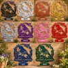 Custom Australasian Robin Metal Sign Personalized Bird Wall Decor Art Custom Australasian Robin metal sign with personalized name, detailed bird wall decor and nature art, perfect for gardens, bird lovers and wildlife enthusiasts.