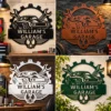 Custom Mechanic Garage Metal Sign Personalized Auto Repair Shop Decor Custom mechanic garage metal sign with personalized name and auto repair shop text, automotive wall decor for mechanics, workshops and garage owners.