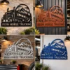 Custom Tank Truck Metal Sign Personalized Gas Trucker Garage Wall Decor Custom tank truck metal sign with personalized trucker name, gas tanker design and garage wall decor for tanker drivers, trucking companies and truck lovers.