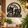 Custom Toucan Birds Metal Sign Personalized Tropical Wall Decor Garden Art Custom toucan birds metal sign with personalized name, tropical bird wall decor and garden art, perfect for outdoor spaces, bird lovers and tropical décor.