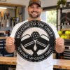Custom Pickleball Metal Sign Personalized Court Decor Player Gift Custom pickleball metal sign personalized with player or court name, unique wall decor for pickleball courts, clubs, game rooms and player gifts.
