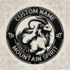 Custom Capricorn Metal Sign Personalized Zodiac Wall Art Astrology Gift Custom Capricorn metal sign with personalized name, zodiac symbol and astrology design, perfect for Capricorn wall decor, birthday gifts and horoscope lovers.