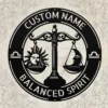 Custom Libra Metal Sign Personalized Zodiac Wall Art Astrology Birthday Gift Custom Libra metal sign with personalized name, Libra zodiac symbol and astrology design, perfect for birthday gifts, wall décor and horoscope lover