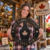 Custom Maple Syrup Metal Sign Personalized Sugarhouse Cabin Wall Decor Custom maple syrup metal sign with personalized sugarhouse or family name, rustic cabin wall decor for maple farms, sugar shacks, kitchens and country homes.