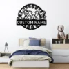 Custom Safari Animals Metal Sign Personalized Jungle Nursery Wall Art Decor Custom safari animals metal sign with personalized name, jungle nursery wall art and decor, perfect for baby rooms, children’s bedrooms, playrooms and gifts.