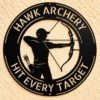 Custom Bow Hunting Metal Sign Personalized Archer Name Hunter Wall Art Gift Custom bow hunting metal sign in 16 gauge steel with personalized archer name for hunter wall decor, hunting cabin, lodge, garage and gift art.
