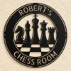 Custom Chess Metal Sign Personalized Game Room King Queen Wall Decor Custom chess metal sign featuring a king and queen design with custom name options, ideal for game rooms, home offices, chess clubs, and chess lovers.