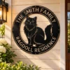Custom Ragdoll Cat Metal Sign Personalized Pet Lover Wall Art Decor Custom Ragdoll cat metal sign personalized with cat name, Ragdoll silhouette wall art decor for cat lovers, pet owners, bedrooms, living rooms and gifts.