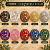 Custom Viking Wolves Metal Sign Personalized Norse Sun Moon Wall Decor Custom Viking wolves metal sign personalized with names, featuring Norse-inspired wolves with sun and moon wall decor for Viking and Nordic decor lovers.