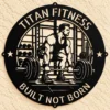 Personalized deadlift metal sign made from 16 gauge steel. Custom name gym wall art, perfect for home gyms, powerlifters, and fitness gifts.